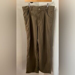 Immersion Research Pants Men’s Size 34x31 100% Nylon Brown Hiking Outdoor Paddle